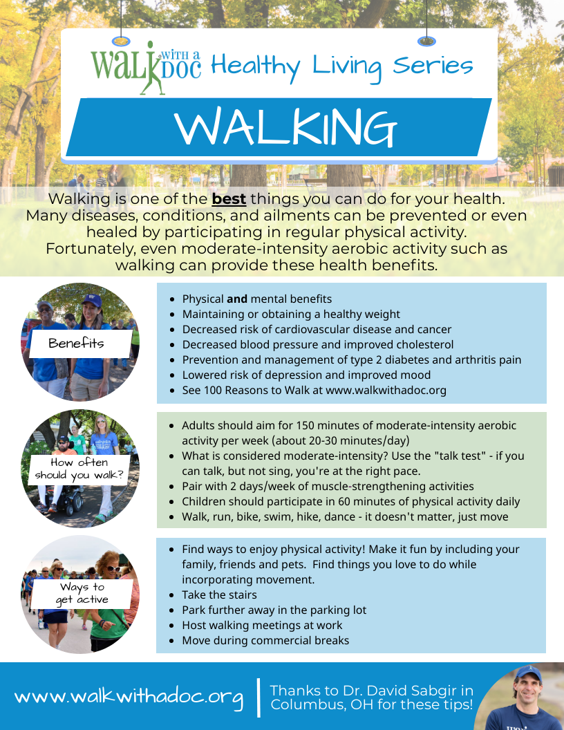 AARP Walk with a Doc Materials